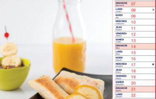 calendrier culinaire