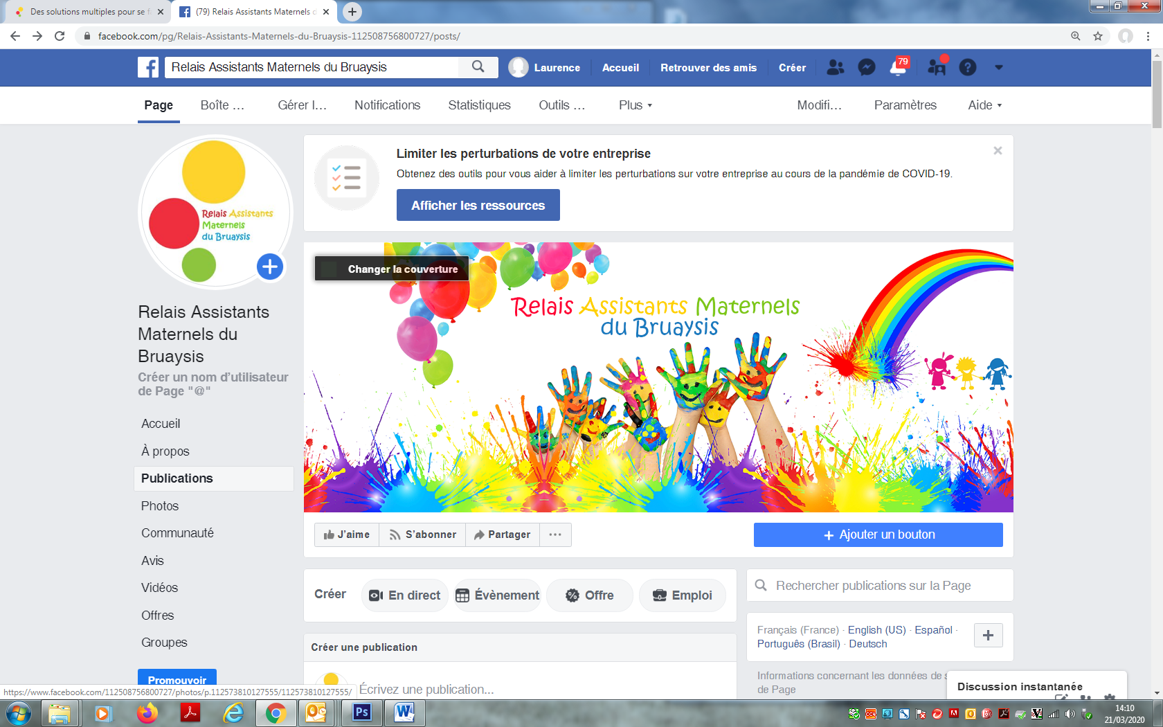 corona ram facebook une