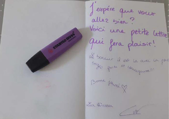 corona ehpad lettre Une